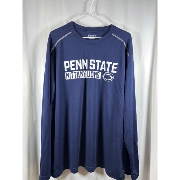 Hanes Other - Mens Hanes Penn State‎ Nittany Lions Long Sleeve Shirt 2XL Navy Blue